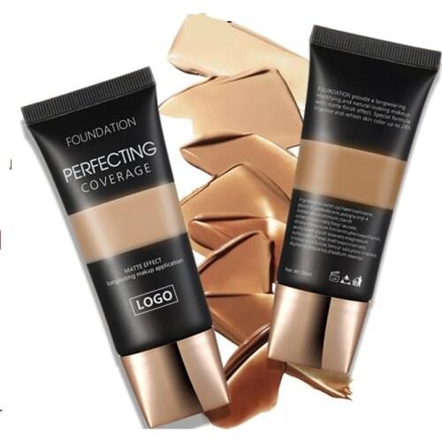 35ml Matte Full Coverage Liquid Foundation Private Label Oil Control Concealer BB Cream Wholesale Custom Logo Makeup Cosmetics