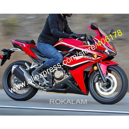 For Honda CBR500R 2016 2017 2018 Bodyworks Kit CBR 500R 16 17 18 Red Black Aftermarket Motorcycle Fairing (Injection molding)