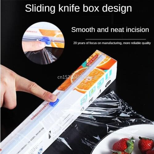 Cling Film Household Cutting Sliding Knife Segmentation Commercial High Temperature Resistant Thickening Preservation