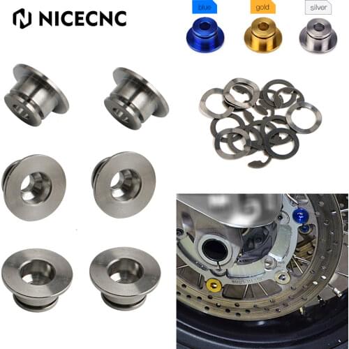 Brake Disc Floating Bobbins Circlip Kit For Honda CBR600RR CB1000R CB600F CB500 6pcs/Set Motorcycle Brake Disc Circlip Kit