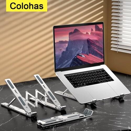Folding Portable Laptop Stand Support Base Notebook Holder For Tablet Macbook Adjustable Laptop Holder Computer Tablet Stand