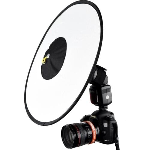 Portable Godox Conical SoftBox RS18 Foldable Circular Soft Diffuser Universal For Most of the Camera Flash/Speedlite/AD200