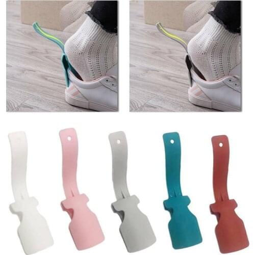 2PCS Lazy Shoe Helper Unisex Handled Shoe Horn Easy on & Off Shoe Lifting Wear Shoe Helper Lifters