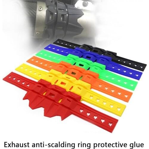 Universal Dirt Pit Bike Exhaust Muffler Silencer Protector Guard for Motocross 6 Colors Motorcycle Exhaust System Protector