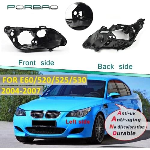 Headlight back base for BMW 520i 520d 523i 525i 530xi 535d 540i 545i M5 E60 04-10 Xenon HID Bottom Cover Replacement DIY