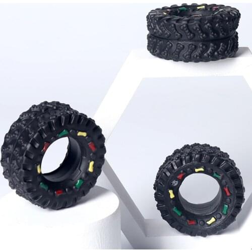 Pet Dog Chew Toys Rubber Elasticity Tire Dog Toy Squeak Sound Chew Interactive Funny Puppy Training Molar Pet Supplies