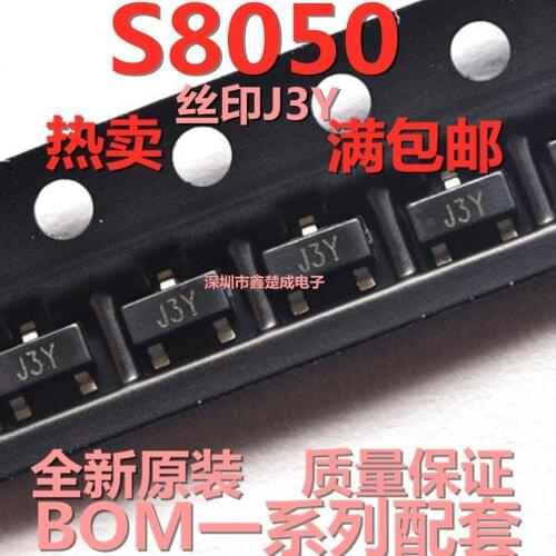 100% New&original JS8050 SOT-23 J3Y 500MA In Stock