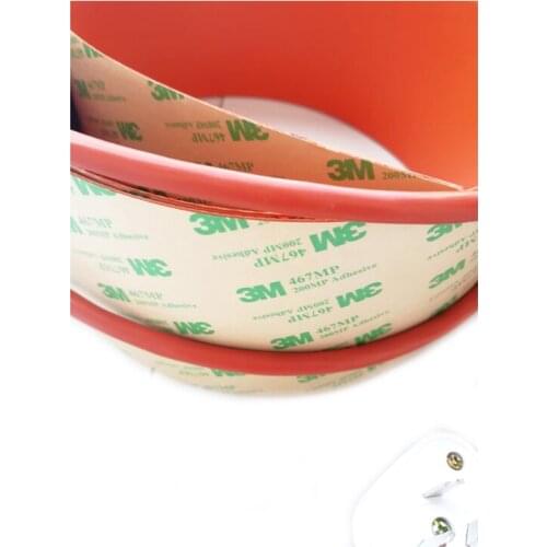 120V 1500W 90*2000*1.5mm Silicone Band Heater adhesive 1 side 1000mm lead wire