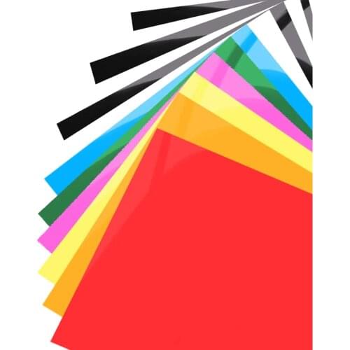 3 Sheets 12"x12"/30cmx30cm Pu Heat Transfer Vinyl for Heat Press Machine T-Shirt Iron On HTV Printing