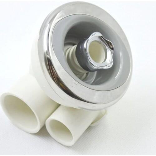 3" stainless surface spa tub bathtub nozzle, connection hose 1"x 1/2" hydromassage jet, massage tub nozzle