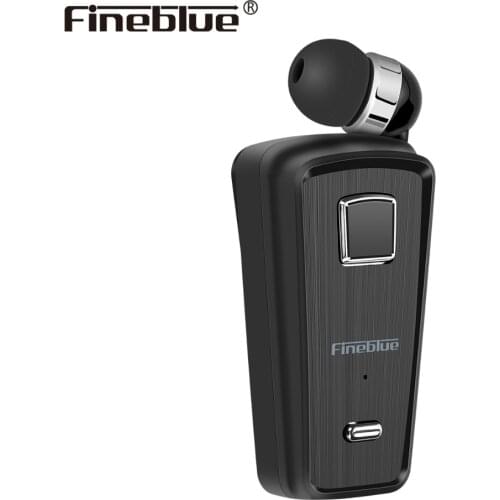 5PCS Fineblue F980 Bluetooth Headset Wireless Earphone Clip Driver Stereo Sport Earbud Business Headset with Mic For Iphone 12 X