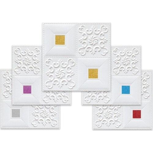 10Pcs Ceiling Wall stickers for bedroom living room deocr Self adhesive White wallpaper wall deocr