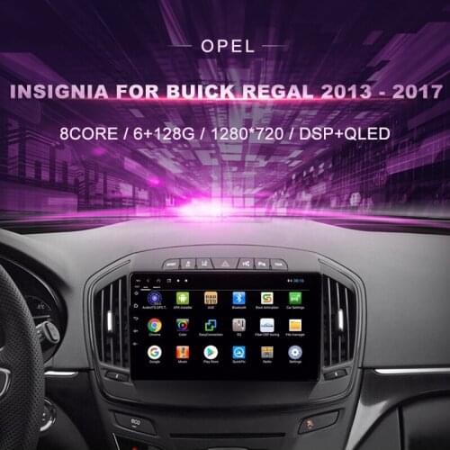 Car DVD For Opel Insignia For Buick Regal 2013 - 2017 Car Radio Multimedia Video Player Navigation GPS Android 10.0 Double Din