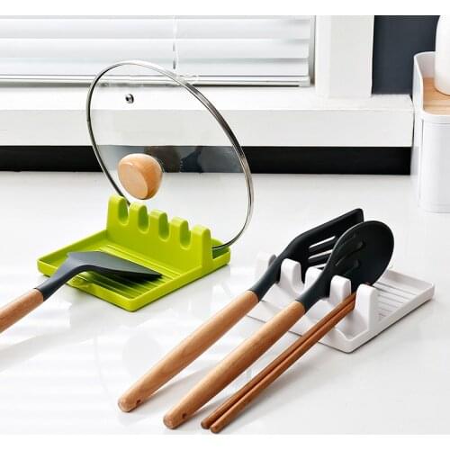 Multifunctional pot rack, spatula shelf, pot rack kitchen spatula spoon rack frame block