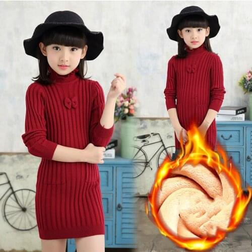 Теплые платья для девочек MVJT DAIR China At AliExpress