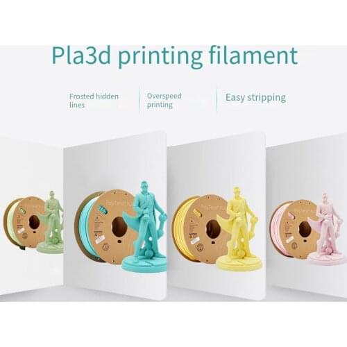 Pla 3d Printing Filament 1kg1.75mm High Toughness Easy to Peel Off Speeding Easy To Print Frosting Hidden Lines Material 2.85mm