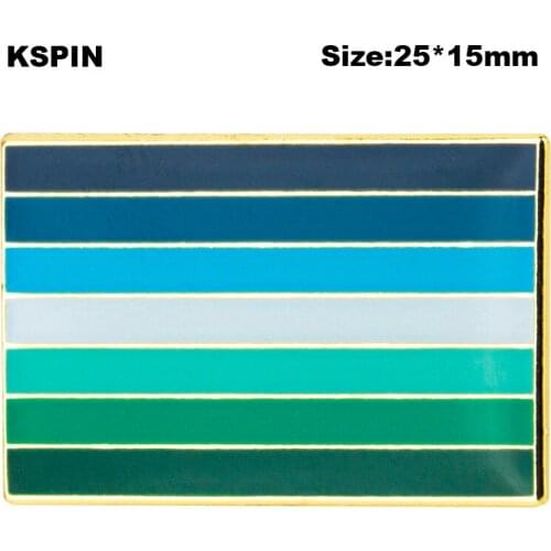 New Gay Pride Flag Lapel Pin Flag badge Brooch Pins Badges