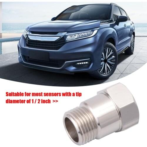 32 Mm Nickel-Plated M18 x 1.5 Plug Adapter Lambda O2 Oxygen Sensor Isolator Extender Gasket Connector Adapter