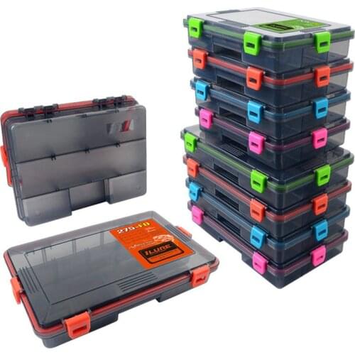 Fishing Tackle Box 11 Compartments Fishing Accessories Baits Lure Hook Boxes Plastic Storage Case High Strength