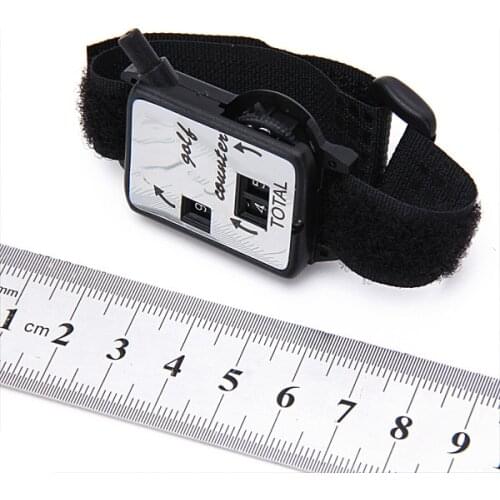 Golf Stroke Counter with a Fasteners Wristband for Easy Carrying