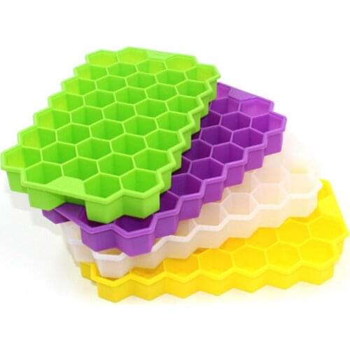 Silicone Ice Cube Maker Trays With Lids For Freezer Icecream Cold Drinks Whiskey Cocktails Ice Mold Kitchen Tools Accessories
