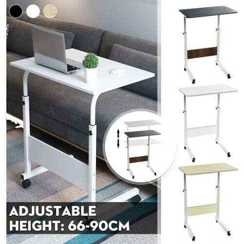 Laptop Table Stand With Adjustable Folding Foldable Ergonomic Design Stand Notebook Desk Laptop Desk For Ultrabook With 4 Wheels