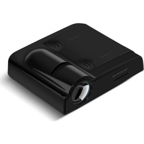 Universal Wireless LED Car Door Welcome Light Emblem Lamp for Audi Toyota Honda luces led para auto Welcome Pedal Lights