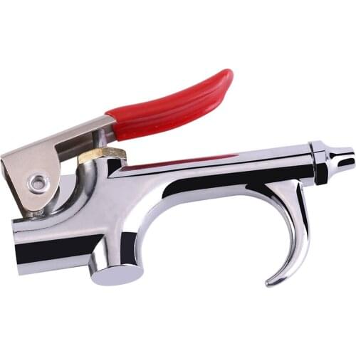 1pc Zinc Alloy Air Compressor Blow Kit Blower Dust Removing Gun Tool With Nozzle Zinc Alloy Blow Gun Small Hexagon Nozzle