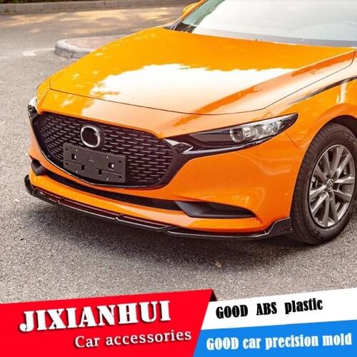 For Mazda3 Axela Body kit spoiler 2020-2021 For Mazda 3 Axela ABS Rear lip rear spoiler front Bumper Diffuser Bumpers Protector