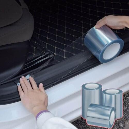 10/15/20cmx100cm Car Rhino Skin Protective Film Bumper Hood Paint Sticker Anti Scratch Clear Transparent External Auto Accessory