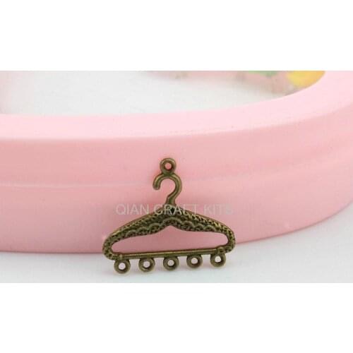 100pcs hanger antique bronze zinc alloy Charm Pendant drops DIY Supplies for phone decor 30X35mm lead and nickle free