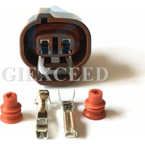 2 Sets 2 Pin 6189-0033 MT-090-2-special2R-F Automotive Connector Water Temperature Sensor Socket For Toyota Mazda