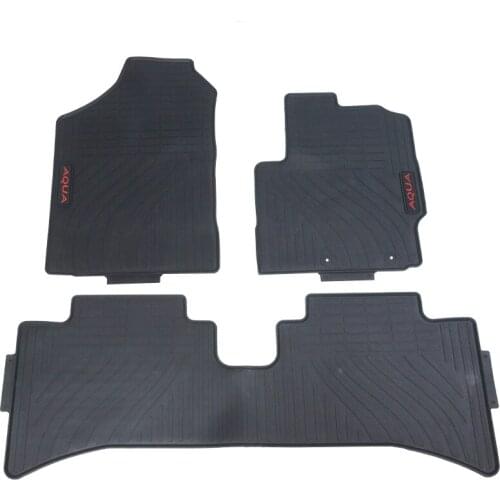 Custom Car Floor Mats for Toyota Prius C AQUA Right Hand Drive RHD No Odor Front and Rear Carpets Waterproof Rubber