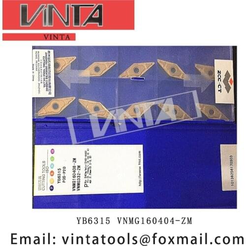 Free shipping high quality 10pcs/lots YB6315 VNMG160404-ZM cnc carbide turning inserts cutting blade tools