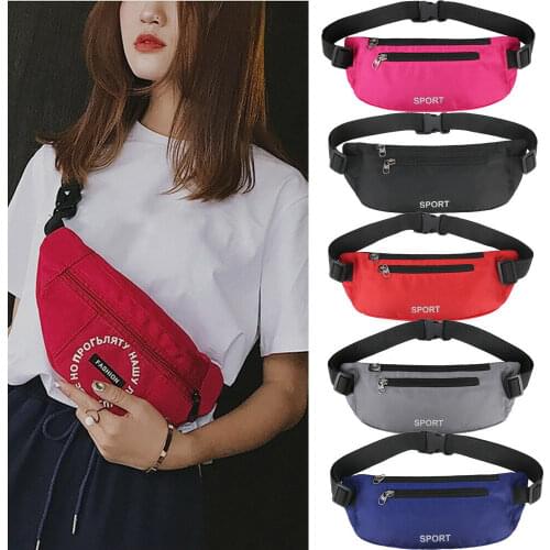 Large Bum Bag Waist Men Women Traveling Sport Adjustable Travel Pouch Pack
