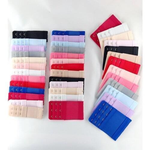 DHL or fedex 500pcs/lot Bra Extenders Strap 2 Rows 3 Rows 4 Rows Women Intimates Lengthened Bra Hook Buckle Bra Extension Belt