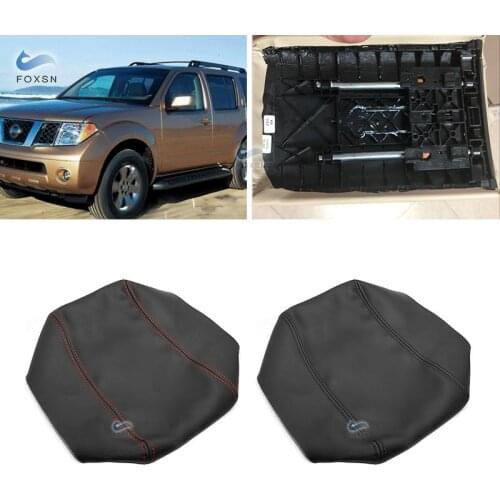 For Nissan Pathfinder 2001 2002 2003 2004 Car Microfiber Leather Interior Center Control Lid Armrest Box Cover Sticker Trim