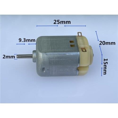 Brand new 130 micro DC motor 130-14150 15*20*25mm DC3V-7.4V high speed carbon brush four-wheels drive motor