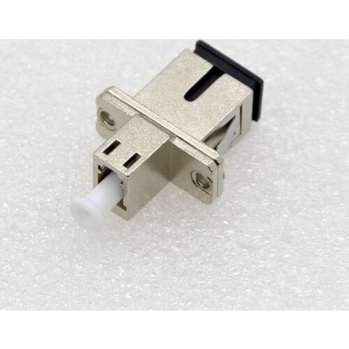 GONGFENG 10PCS New LC- SC Optical Fiber Adapter Connector SC-LC Generous-small Squa Flange Coupler Adapter Special Wholesale