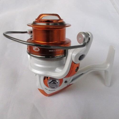 Free Shipping Fishing Wheel 11 Bearing SY4000 Shallow Wire Cup Long Shot Casting Spinning Reel Lure Metal Head