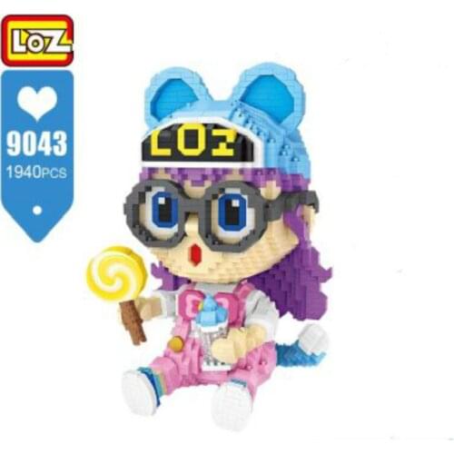 LOZ 1940pcs Diamond Blocks Japanese Anime Action Figures Mini Block Birds DIY 9043 toys for children