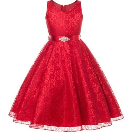 Christmas Wedding Girl dress evening dress party dress child dress formal Age size 3 4 5 6 7 8 9 10 11 12 13 14 15 Years old