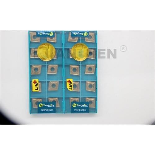 TaeguTec,10pcs/lot,Lathe tools,CNMG160608-MT TT8125 CNMG160608 MT TT8125,carbide insert, Face Mill Lathe Tools cutter CNC tool