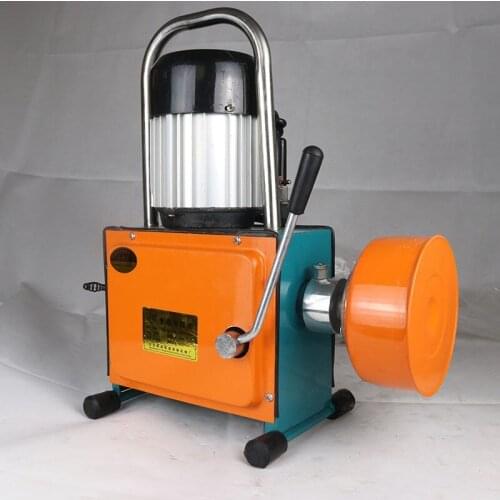 800W Pipeline Dredge Machine Super Waterproof Electric Professional High Power Sewer Tool Toilet Floor Drain Cleaning Artifact