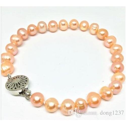 New 10mm Light Blue pearl Round Beads elastic Bracelet 7.5">>> women jewerly Free shipping