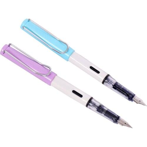 1pc Fountain Pen Student Pen Changeable Liquid-filled Ink Pen Calligraphy Office School Supplies Writing Cute Korea Stationery