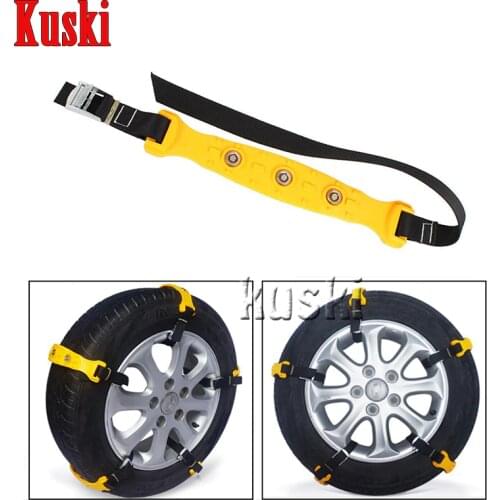 10X Car Wheel Snow Chains For Kia Rio K2 Ceed Soul Cerato Sorento Sportage For Jaguar XE XF XJ For Saab 9-3 9-5 93 For MG 3 ZR