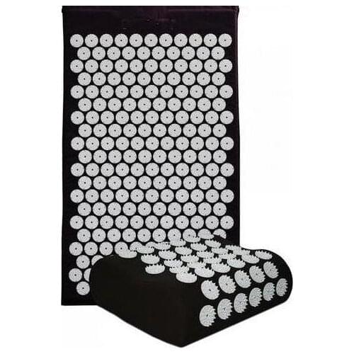 Yoga Mat Acupressure Massage Mat with Pillow Body Pain Stress Relief Acupuncture Spike Yoga Cushion Health Massager Care