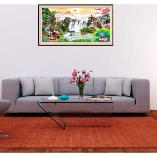 Full Square Round 5D Diamond Painting Landscape Tree Diamond Embroidery Diamond Mosaic Natural Rhinestone Pictures Home Decor