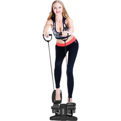Household Mute Stepper With Pull Rope Hydraulic Stair Climbers For Home Gym Bodybuilding Sport Lose Weight Leg Slimming Equipmen